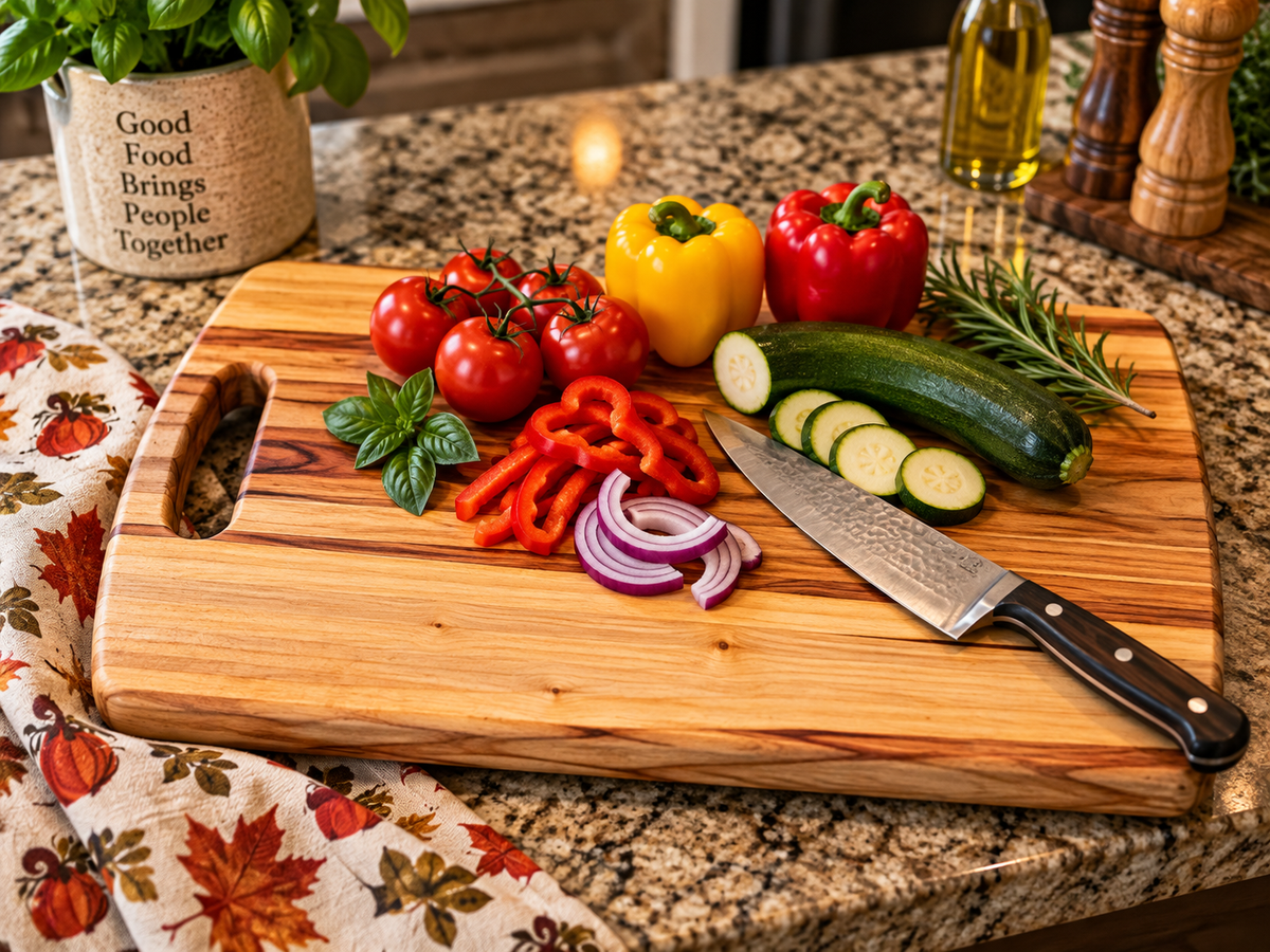 One-of-a-Kind Canarywood Cutting Board | Handcrafted & Personalizable