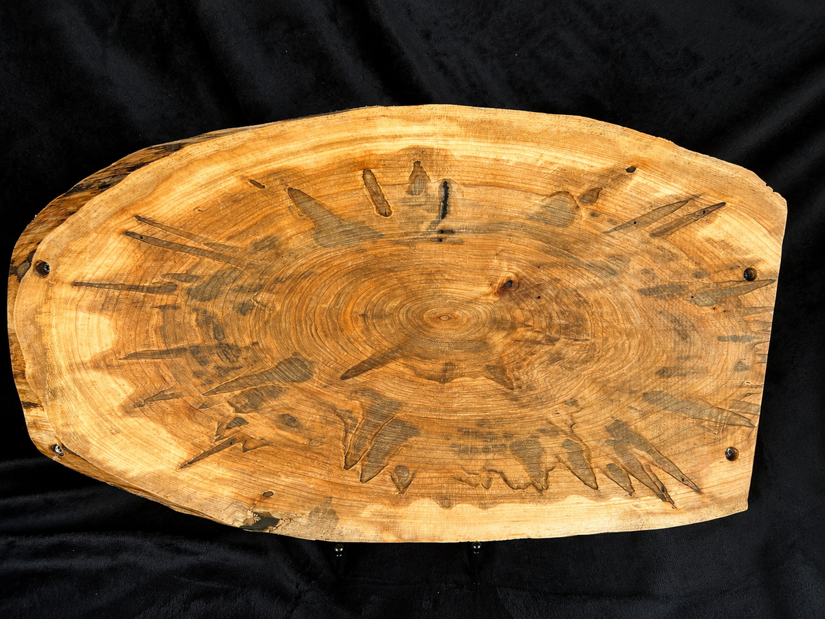 Rooted in Grace – Handcrafted Live Edge Artisan Maple Serving Tray